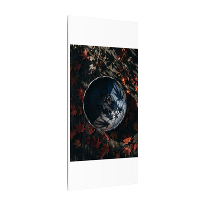 Autumn Ceramic Bowl Shadow Zen Canvas Art | Bold Decor