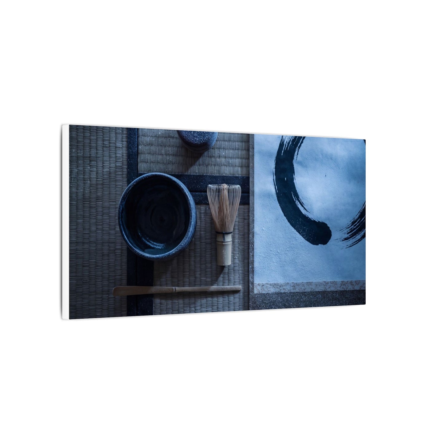 Tea Ceremony Enso Canvas Art | Calm Zen Art