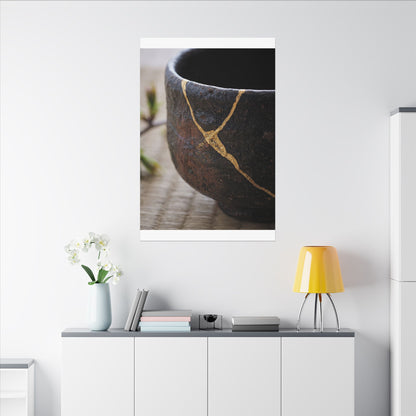Dawn Tea Ceremony Canvas Art - Kintsugi Mono No Aware