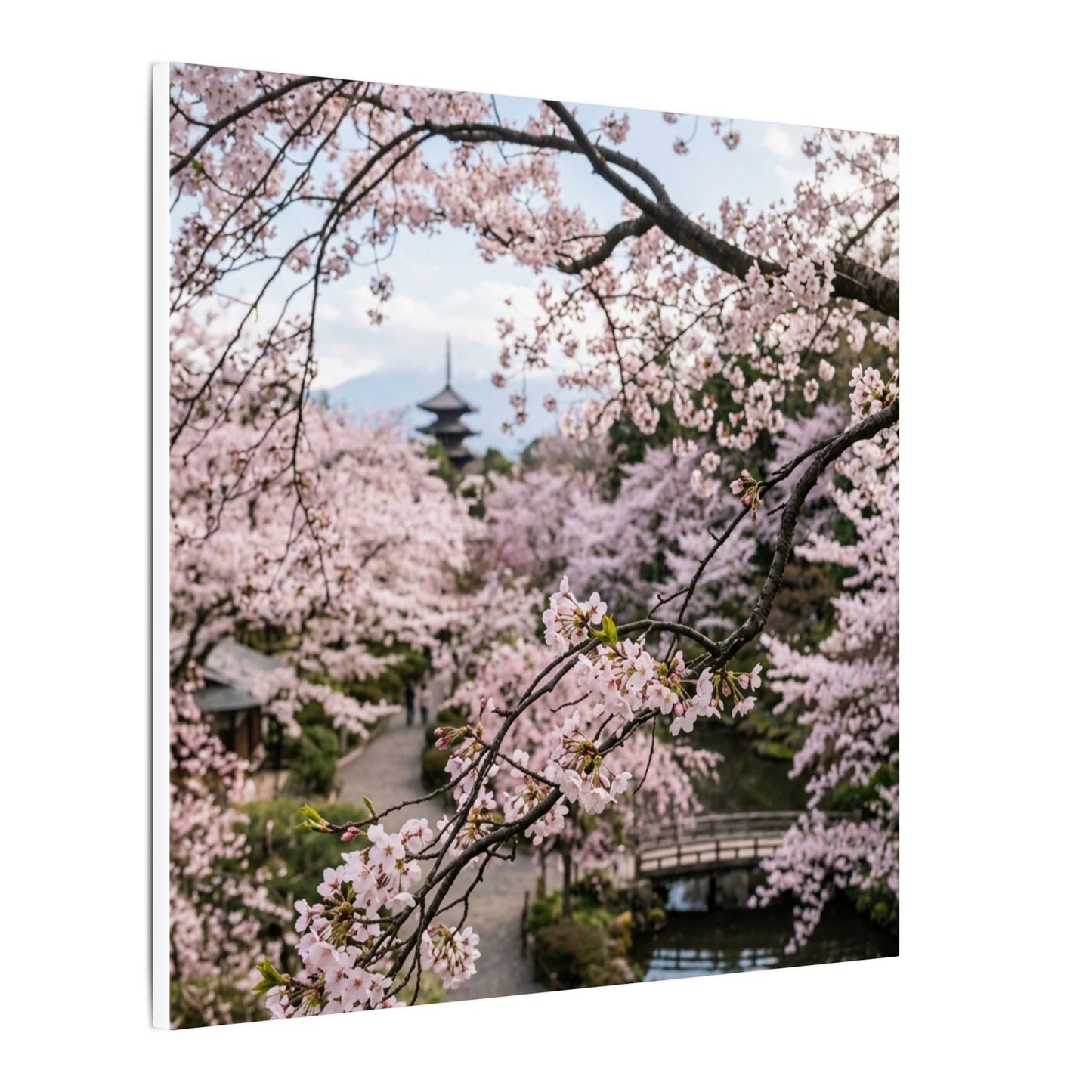Shibui Ceramic Bowl Canvas Art - Japandi Watercolor