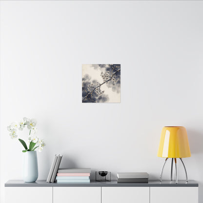 Ma Cherry Blossom Canvas Art - Kintsugi Gold Vein