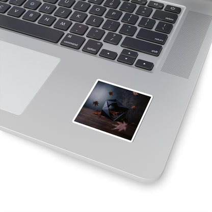Luxurious Paper Fold Sticker - Shadow Zen Dark Japandi
