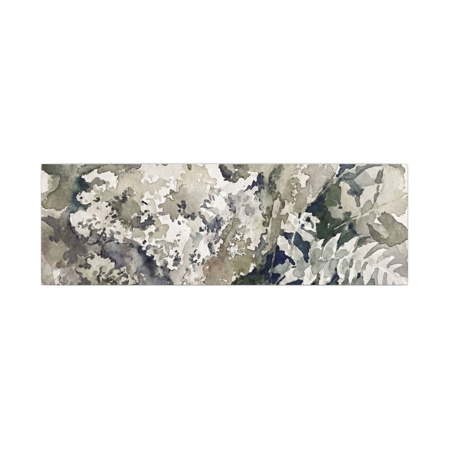Stone Lantern Watercolor Canvas Art | Elegant Japandi Art