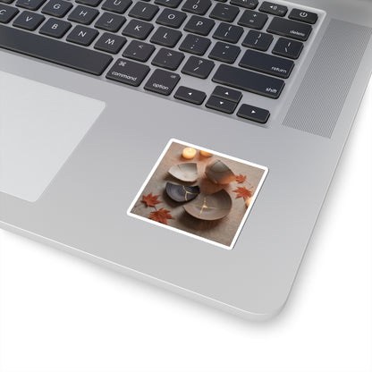 Candlelight Broken Pottery Sticker - Japandi Ma