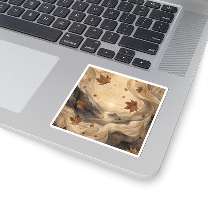 Japandi Silk Drape in Dawn | Watercolor Sticker