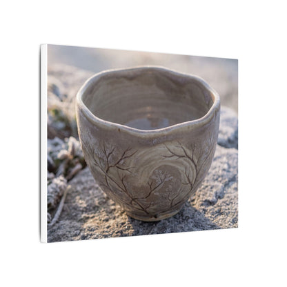 Seijaku Ceramic Bowl Canvas Art - Japandi Japanese Pattern