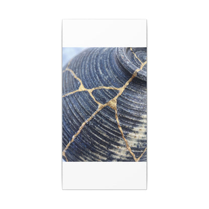 Shibui Water Ripple Canvas Art - Kintsugi Gold Repair