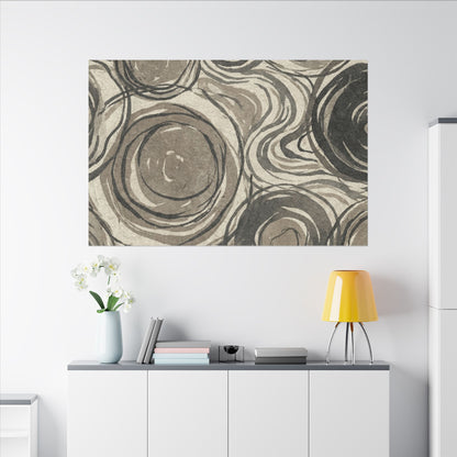 Wabi-sabi Pattern Japandi Japanese Pattern Canvas Art