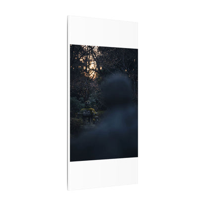 Spring Stone Lantern Moody Minimal Canvas Art | Bold Decor