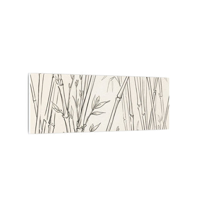 Candlelight Bamboo Grove Canvas Art - Japandi Fukinsei
