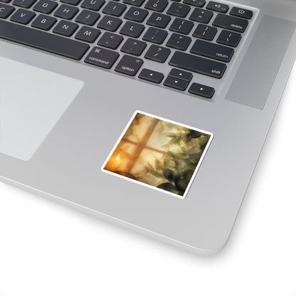 Cozy Shoji Screen Sticker - Watercolor Japandi