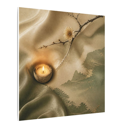 Silk Drape Japanese Pattern Canvas Art | Warm Japandi Art