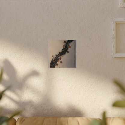 Dawn Ink Brushstroke Canvas Art - Kintsugi Ma
