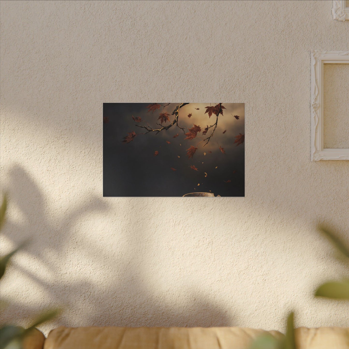 Moonlit Garden Gold Repair Canvas Art | Beautiful Kintsugi Art