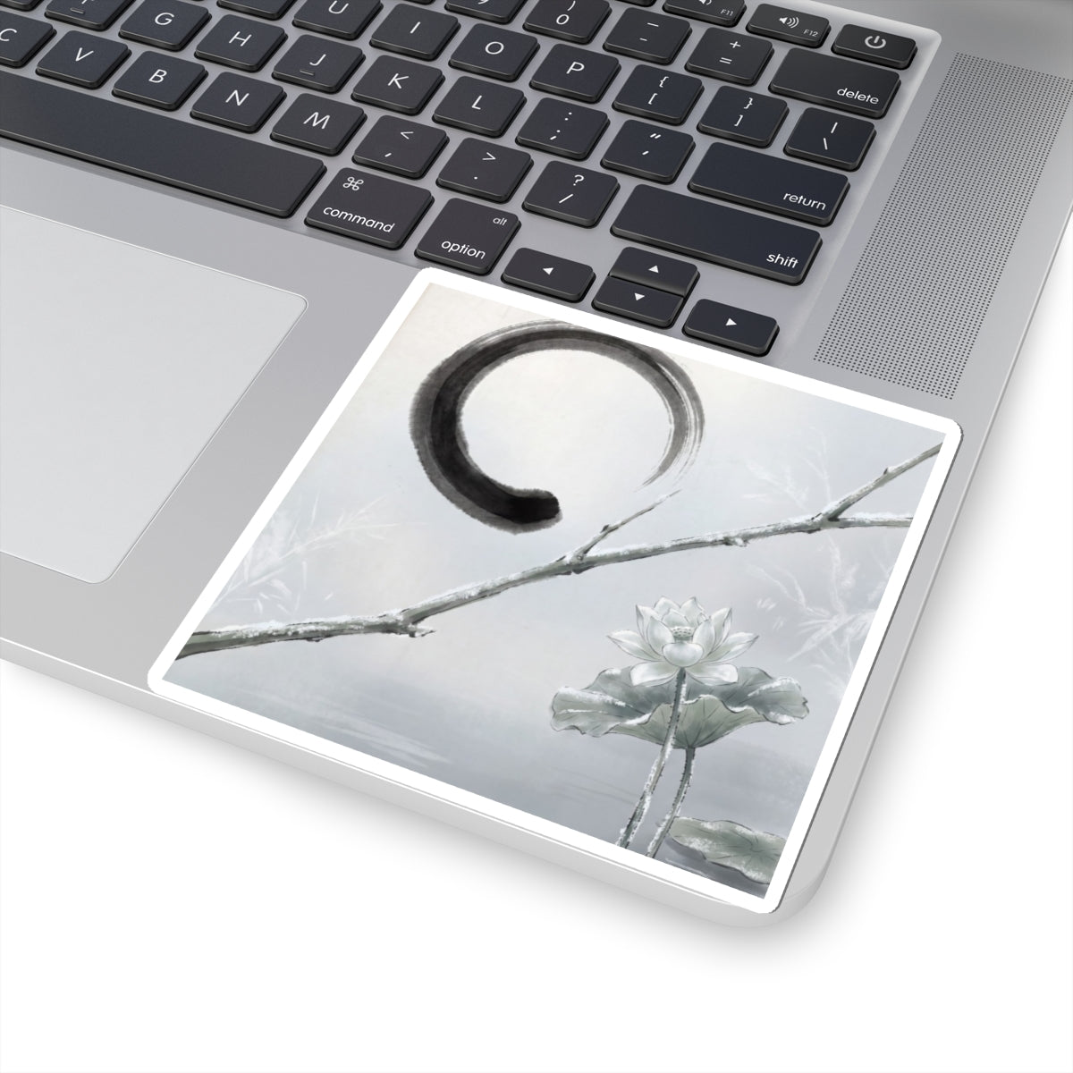 Ma Lotus Flower Sticker - Zen Enso