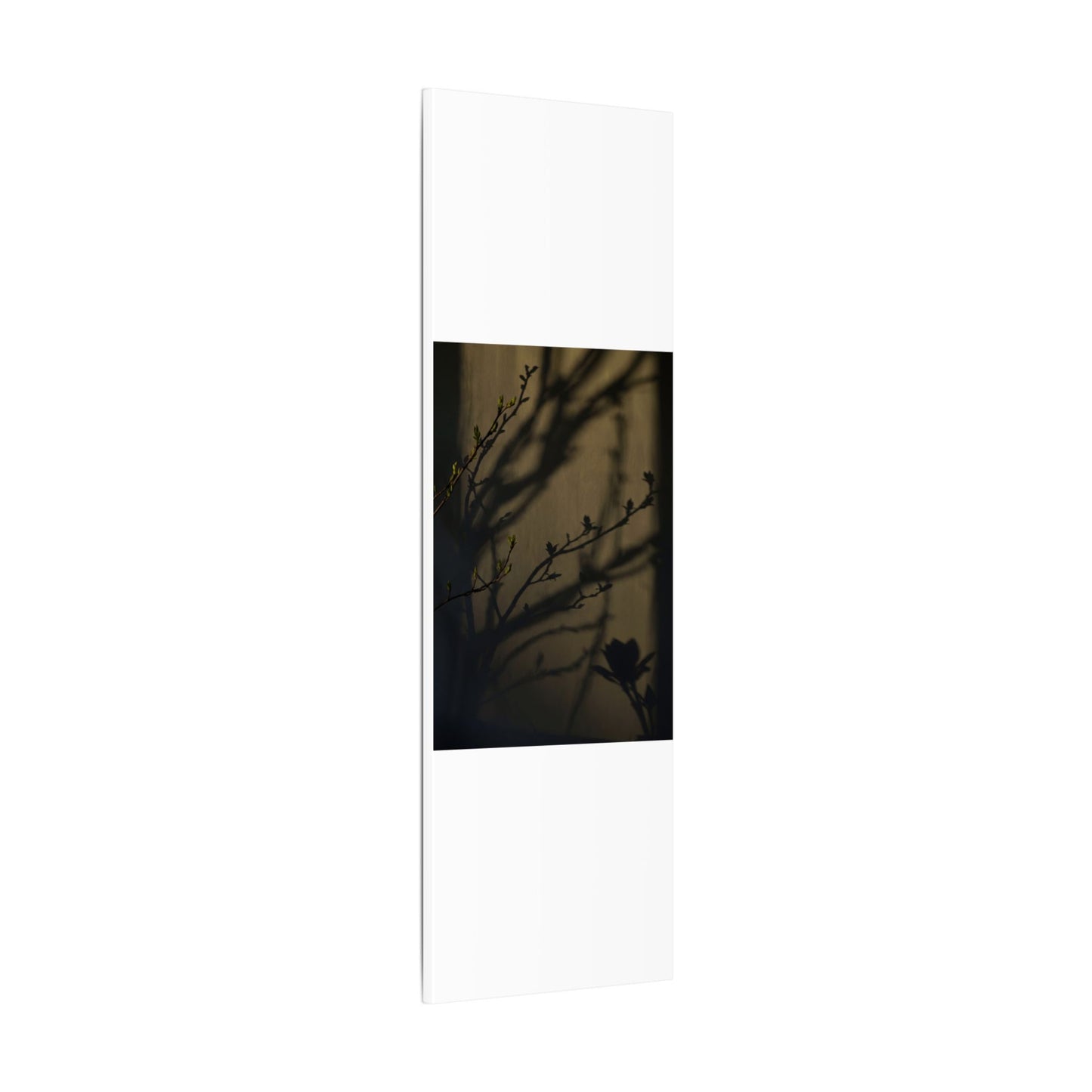 Seijaku Shadow Play Canvas Art - Dark Japandi Charcoal Ink