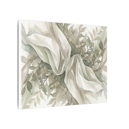 Summer Silk Drape Watercolor Canvas Art | Cozy Decor