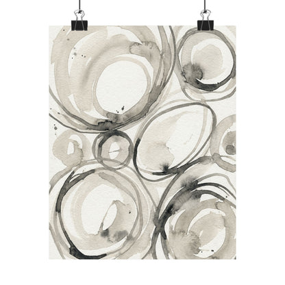 Handcrafted Feel Japandi Watercolor Wall Art Print | Handcrafted Feel Watercolor Art Print