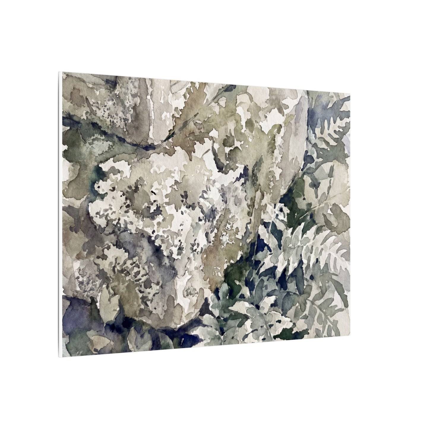 Stone Lantern Watercolor Canvas Art | Elegant Japandi Art