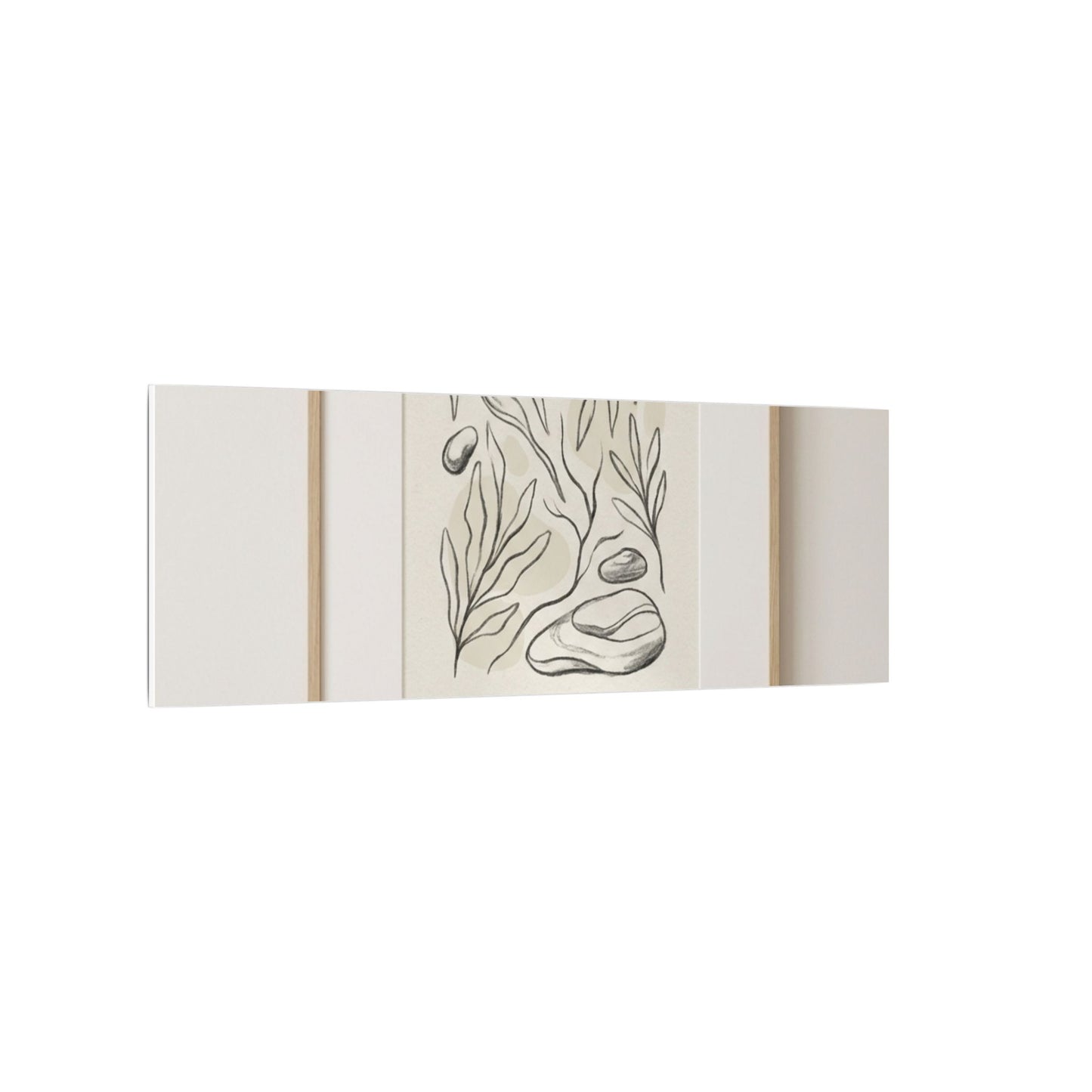 Japandi Charcoal Canvas Art