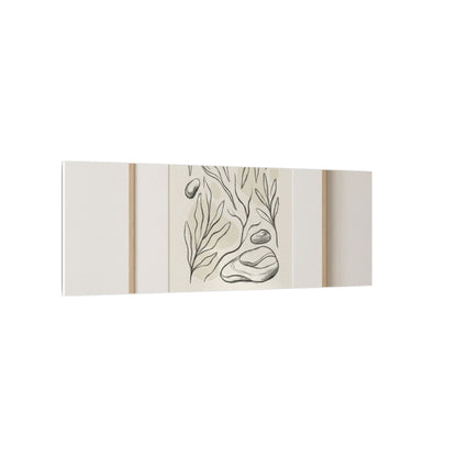 Japandi Charcoal Canvas Art