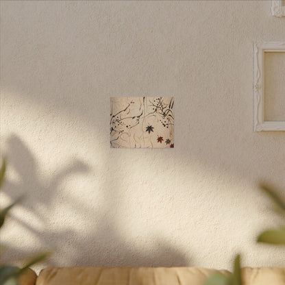 Golden Hour Shoji Screen Canvas Art - Japandi Fukinsei