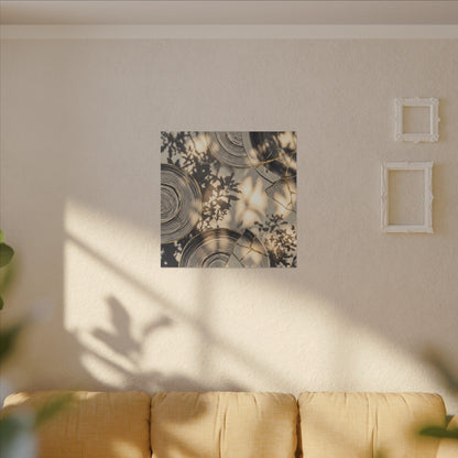 Healing Water Ripple Canvas Art - Gold Vein Kintsugi