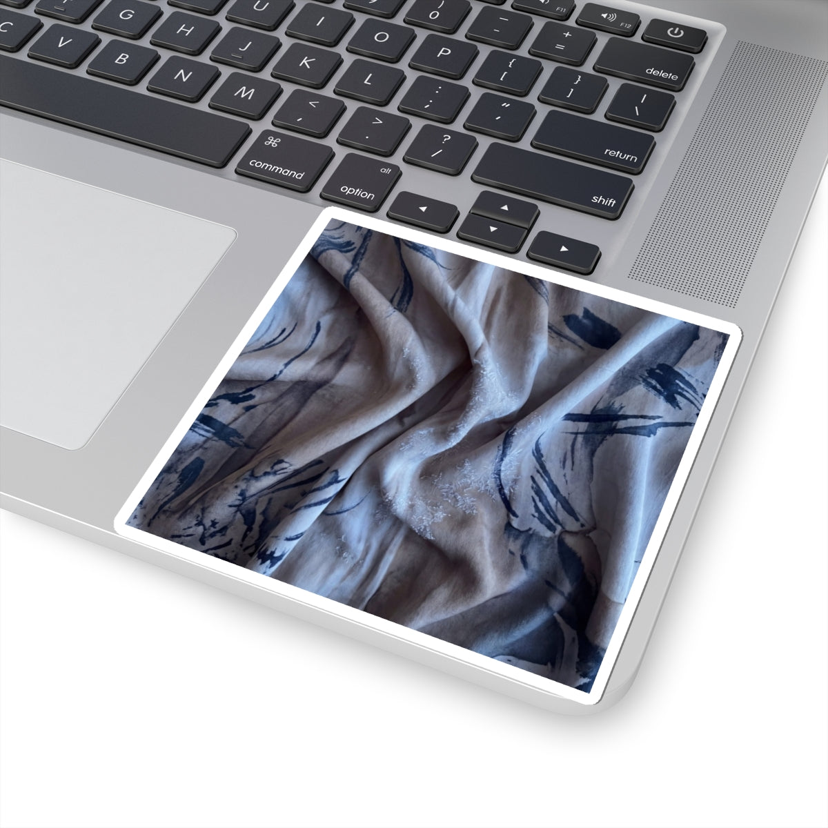 Moonlight Silk Drape Sticker - Japandi Fukinsei Art Print