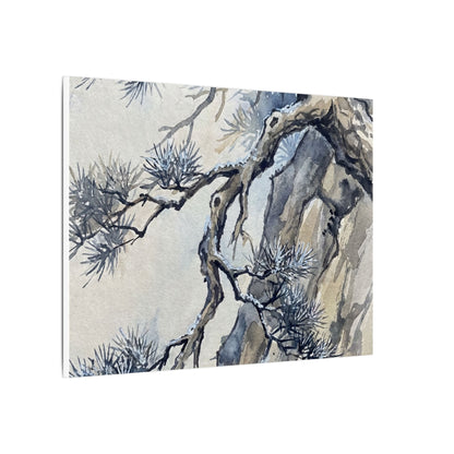 Moonlight Pine Tree Canvas Art - Japandi Seijaku