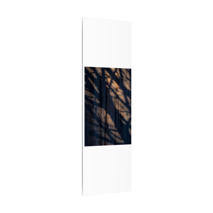 Dark Japandi Shadow Play in Golden Hour | Shadow Zen Canvas Art