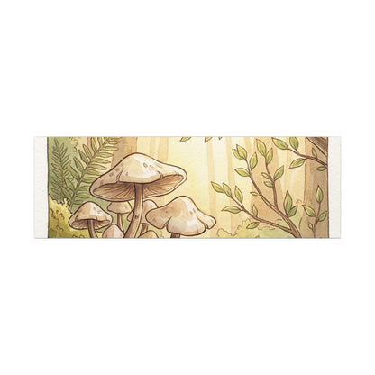 Spring Wild Mushrooms Mushroom Illustration Canvas Art | Cozy Decor