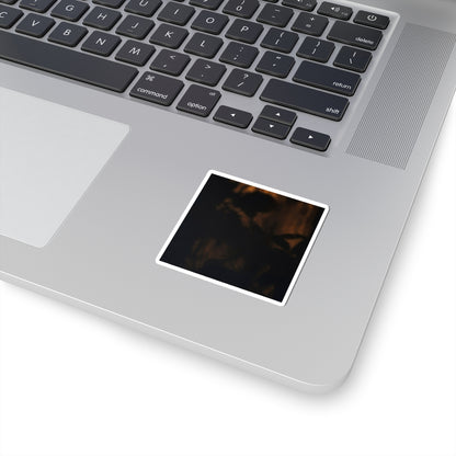 Shadow Play Sticker | Summer Dark Japandi Moody Minimal Art