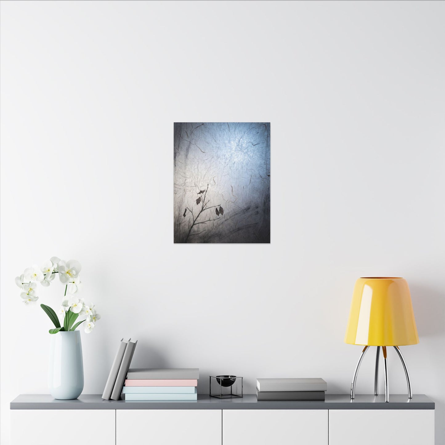 Moonlight Shoji Screen Canvas Art - Japandi Shibui
