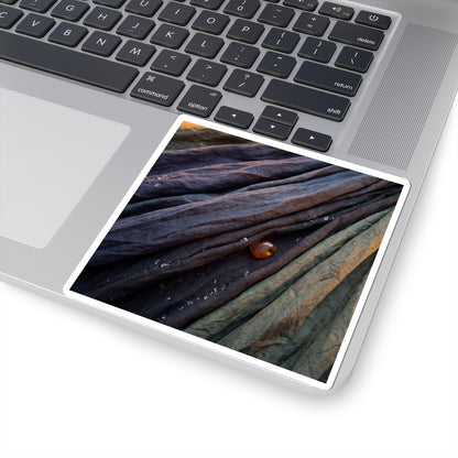 Datsuzoku Silk Drape Sticker - Dark Japandi Shadow Zen