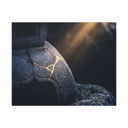 Ma Moonlit Garden Canvas Art - Kintsugi Broken Beauty