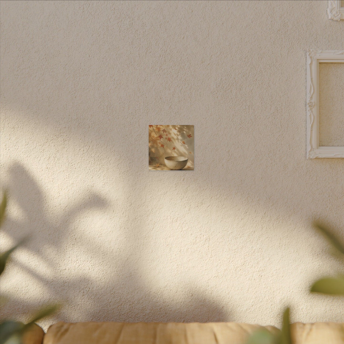 Japandi Ceramic Bowl in Dappled | Watercolor Canvas Art