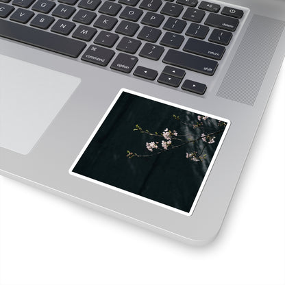 Japandi Shoji Screen in Golden Hour | Texture Sticker Art Print