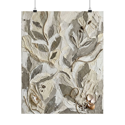 Japandi Textured Wall Art Print Art Print