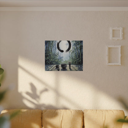 Seijaku Tea Ceremony Canvas Art - Zen Enso