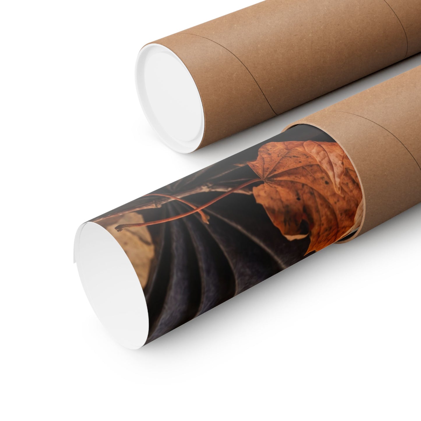 Paper Fold Wall Art Print | Autumn Japandi Texture Art