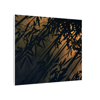 Sophisticated Shadow Play Canvas Art - Shadow Zen Dark Japandi