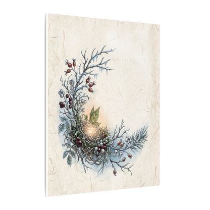 Winter Shoji Screen Forest Whimsy Canvas Art | Enchanting Decor