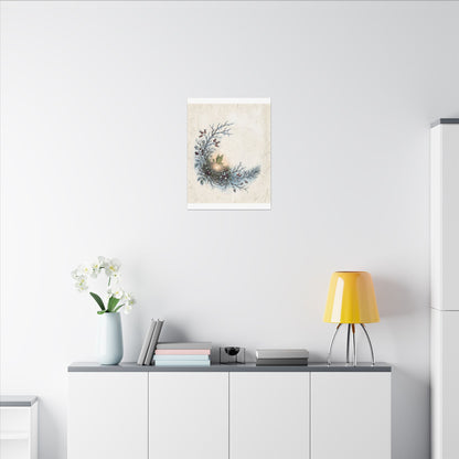 Winter Shoji Screen Forest Whimsy Canvas Art | Enchanting Decor