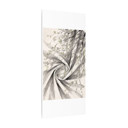 Silk Drape Spring Canvas Art | Zen Contemplative Design