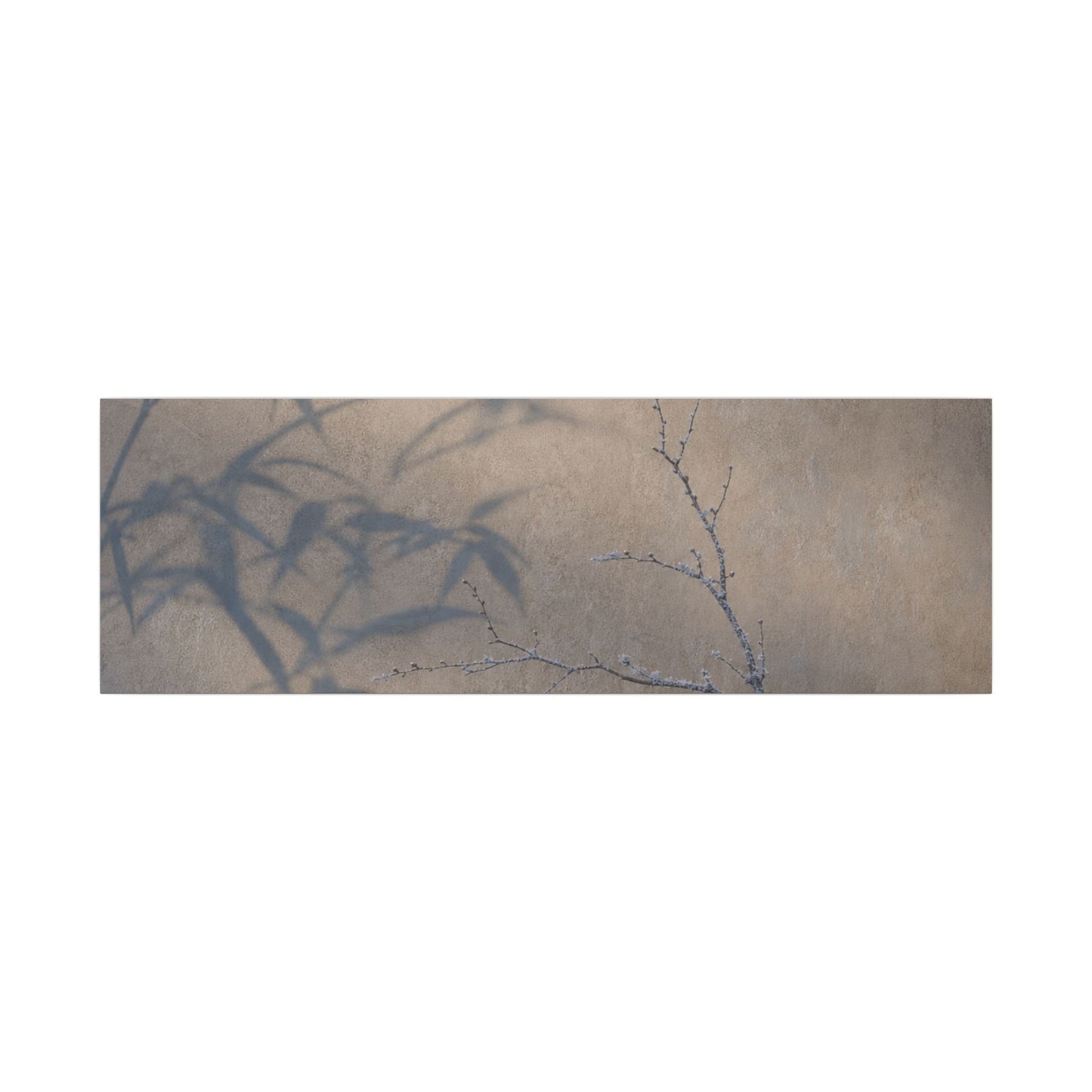 Shadow Play Canvas Art | Winter Japandi Japanese Pattern Art