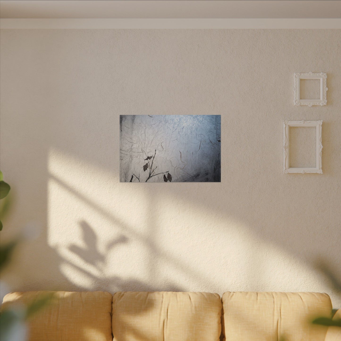 Moonlight Shoji Screen Canvas Art - Japandi Shibui