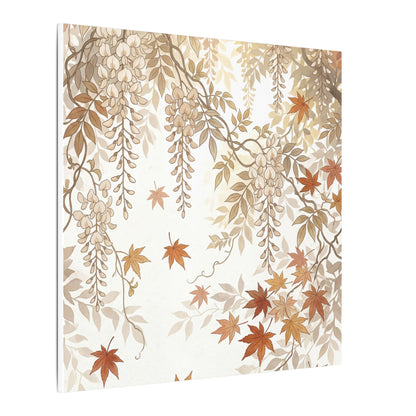 Shibui Wisteria Canvas Art - Japandi Japanese Pattern