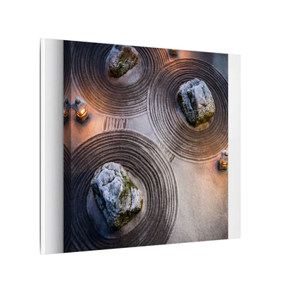 Candlelight Rock Garden Canvas Art - Japandi Ma