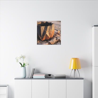 Paper Fold Gold Repair Canvas Art | Philosophical Kintsugi Art