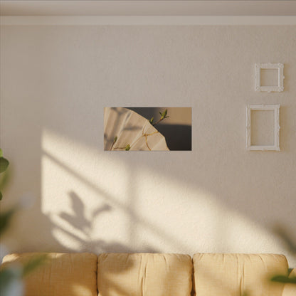 Paper Fold Gold Vein Canvas Art | Healing Kintsugi Art